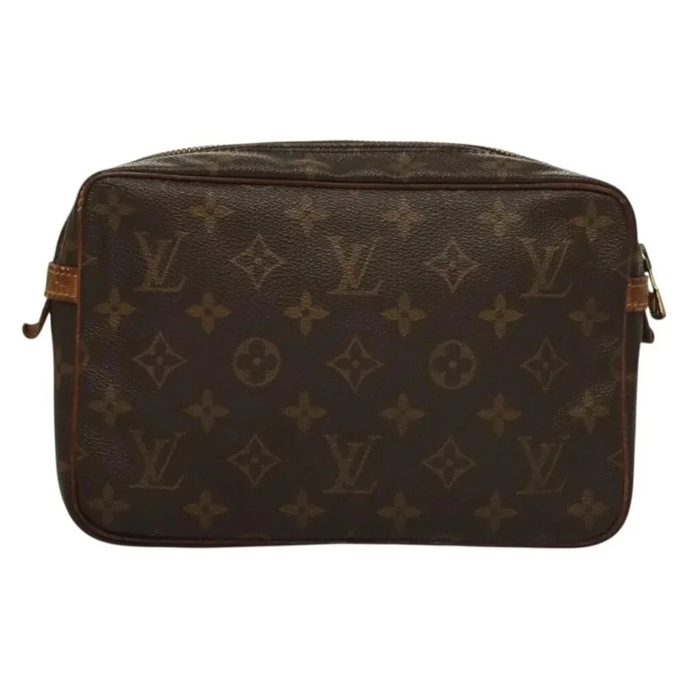 LOUIS VUITTON Monogram Compiegne 23 Clutch Bag